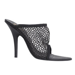 Yeezy Season 6 Graphite Mesh Heels