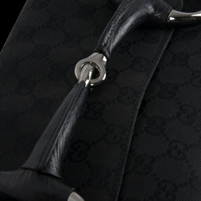 Gucci Monogram Horsebit Clutch