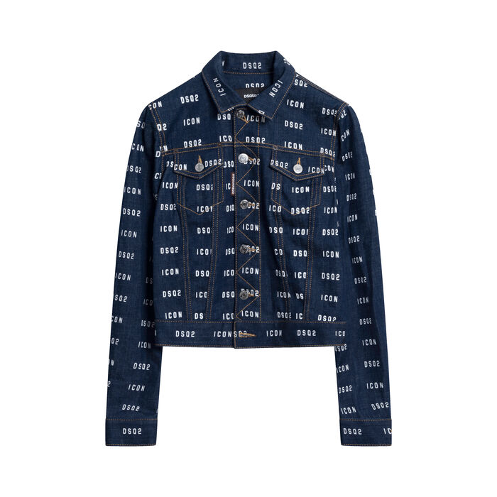 Dsquared2 ICON DSQ2 Logo Denim Jacket