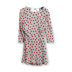 Realisation Par The Goldie Dress in Grey/Red Dot