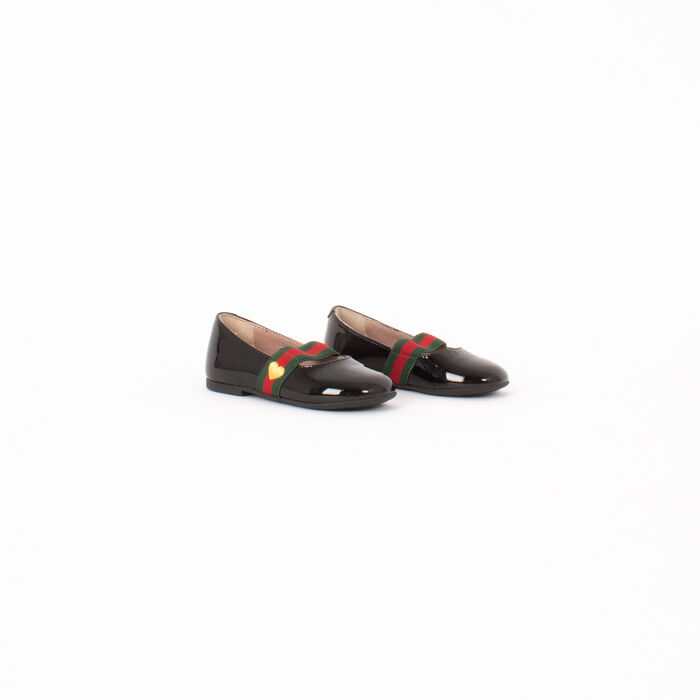 Gucci Children's Patent Finish Mary Janes