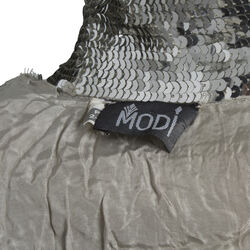 Silver Sequin Moto Jacket
