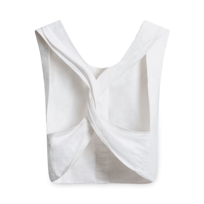 Alaia White Cotton Top