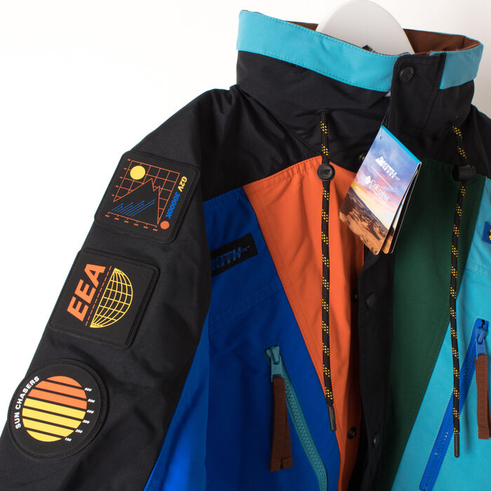 kith x columbia chuting jacket