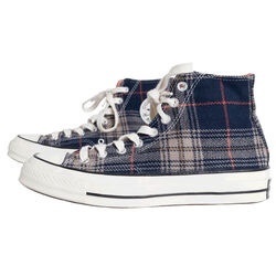 Converse Chuck Taylor All-Star 70s Hi Plaid - Navy