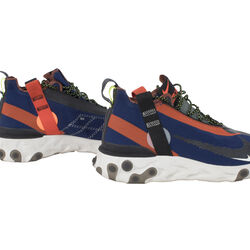 Nike Men's React Runner Mid WR ISPA Blue Void/Team Orange Synthetic