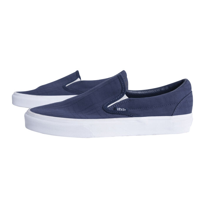 Vans Classic Slip-On Tonal Plaid Dress Blue/ True White