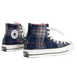 Converse Chuck Taylor All-Star 70s Hi Plaid - Navy