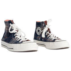 Converse Chuck Taylor All-Star 70s Hi Plaid - Navy
