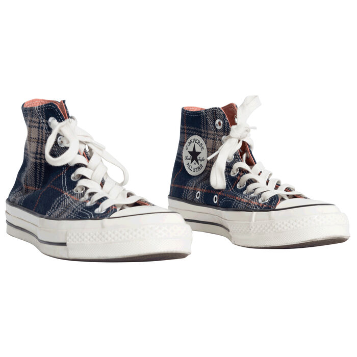 Converse Chuck Taylor All-Star 70s Hi Plaid - Navy