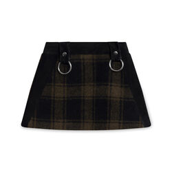 ALYX Plaid Mini Skirt In Black