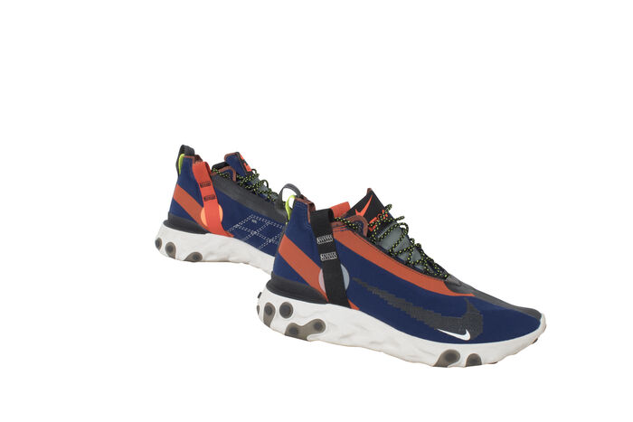 Nike Men's React Runner Mid WR ISPA Blue Void/Team Orange Synthetic
