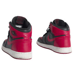 Nike Air Jordan 1 Mid Basketball Shoes - Red/Black
