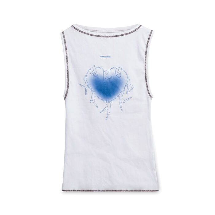 Happy Together Tank Top - White