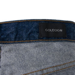 Goldsign- Benefit High-Rise Straight Jeans in Deep Indigo
