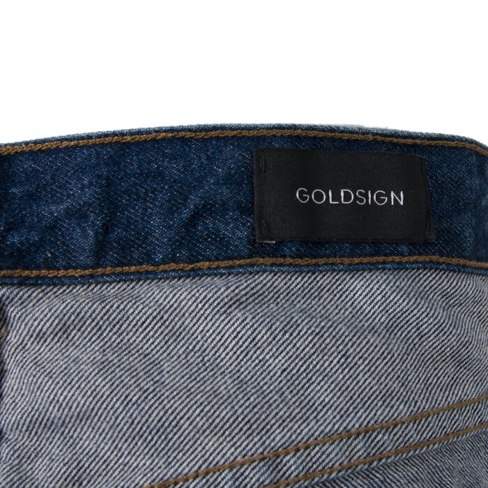 Goldsign- Benefit High-Rise Straight Jeans in Deep Indigo
