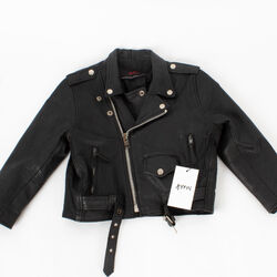 Sami Miro Vintage x André Saraiva Exclusive Cropped Leather Jacket - Custom One of One