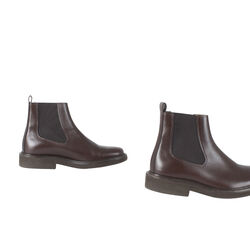 A.P.C. Dark Brown Chelsea Boots