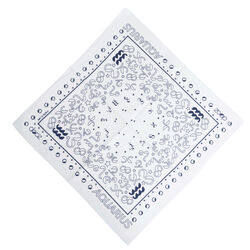 DOOZ Aquarius Bandana + Keychain Set in White