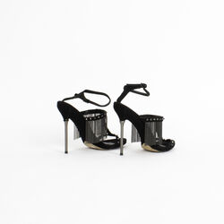 Brian Atwood Moultrie Fringe Sandals