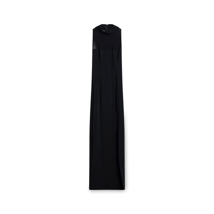 Nightway Keyhole Gown - Black