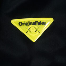 OriginalFake Season 1 X-Eyes Knit Collar Liner Puff Jacket
