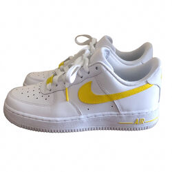 Custom AF1 Shoes - Yellow