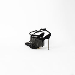 Brian Atwood Moultrie Fringe Sandals