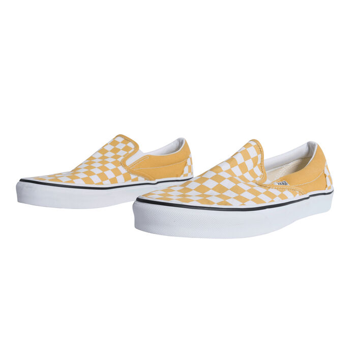 Vans Classic Slip On Checkerboard Ochre True White