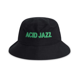 Painter Bucket Hat "Acid Jazz" - Black