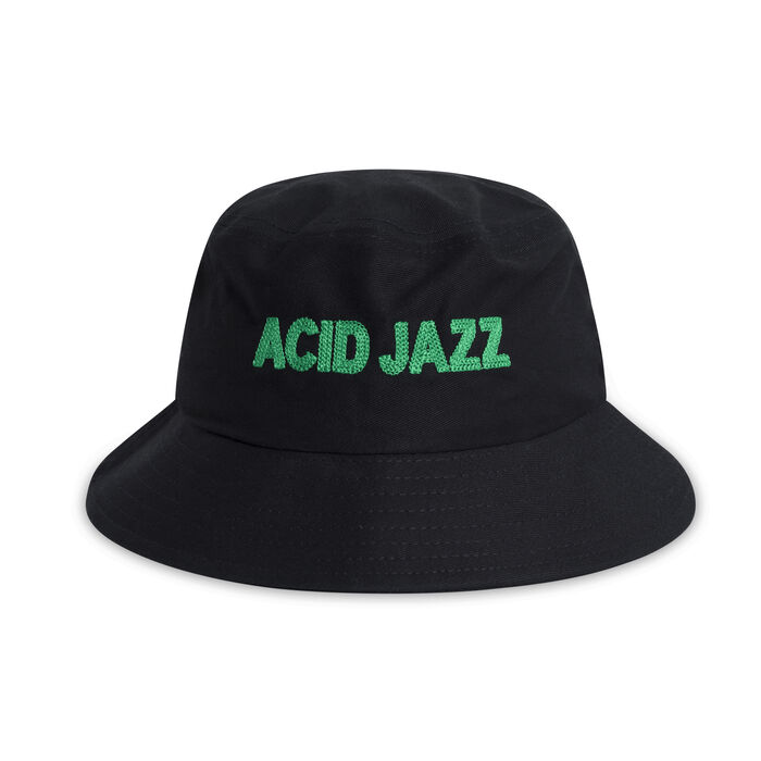 Painter Bucket Hat "Acid Jazz" - Black