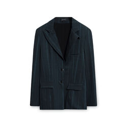 Oversized Blazer Pinstripe