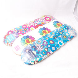 Takashi Murakami x ComplexCon Skate Deck Set-Multi Flower
