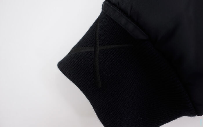 OriginalFake Season 1 X-Eyes Knit Collar Liner Puff Jacket
