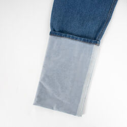 Ksenia Schnaider Transparent Roll Hem Jeans