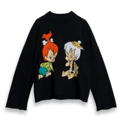 Lazy Oaf x Flintstones Sweater by Ganna 