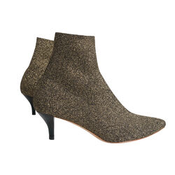 Loeffler Randall Women's Kassidy-Knit Ankle Boot - Black Glitter