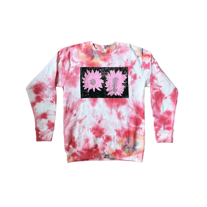 Daisies Crewneck by Chris Lloyd- Tie Dye