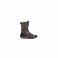 Chanel Perforated Leather Boots
