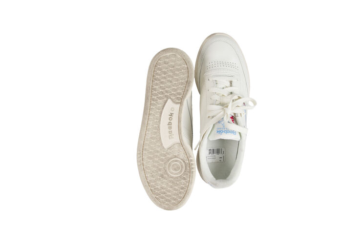 Reebok Club C 85 Sneaker- Cream/Baby Blue