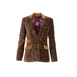 Dolce & Gabbana Floral Patterned Blazer