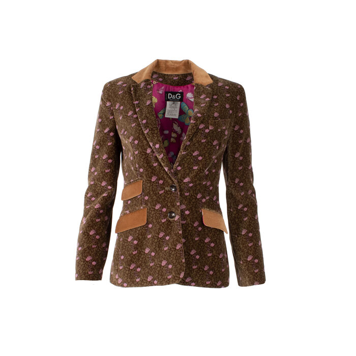 Dolce & Gabbana Floral Patterned Blazer