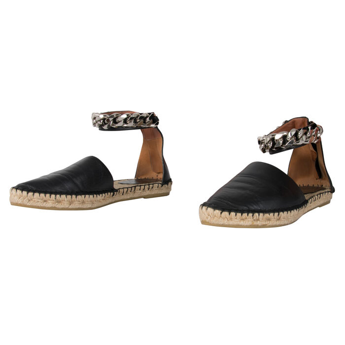 Givenchy Espadrille Sandals with Chain detail