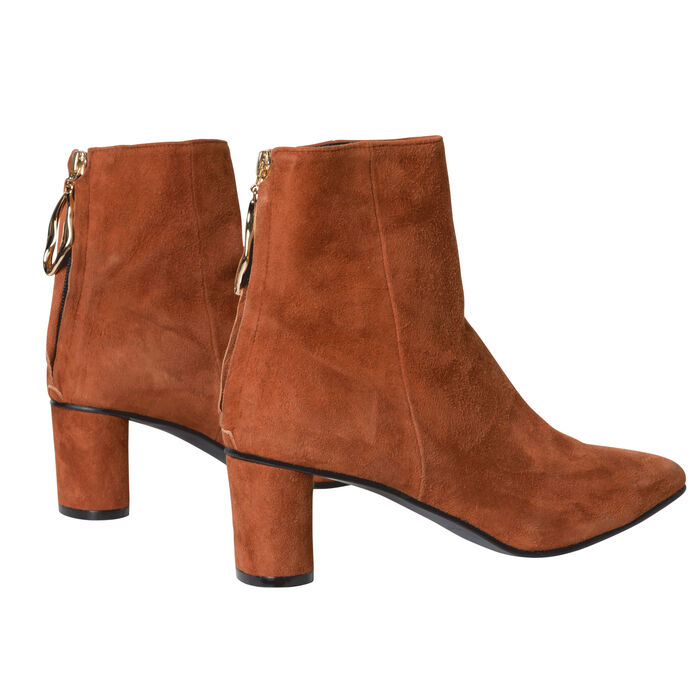 Reike Nen Suede Brown Ankle Boots