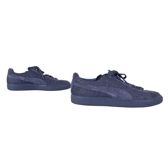 Puma Blue Suede Sneakers