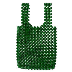 Mini Shopper Tote in Faux Jade