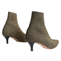 Loeffler Randall Women's Kassidy-Knit Ankle Boot - Black Glitter