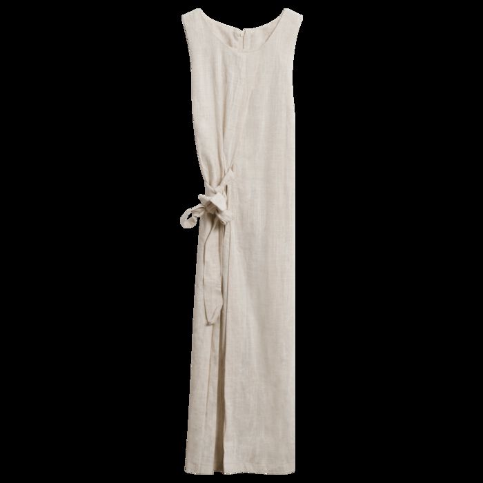 Vintage Wheat Linen Jumpsuit