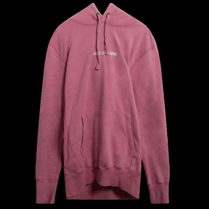 Aimé Leon Dore Logo Kanga Hoodie in Dusty Pink