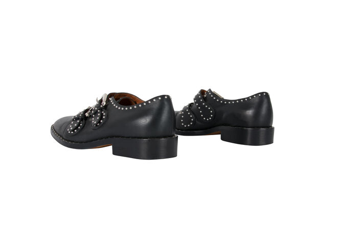 Givenchy Elegant Studded Double Monk Oxford